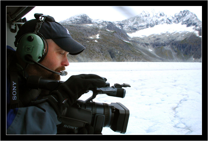 The view out the helicopter door, photo by Logan Berner