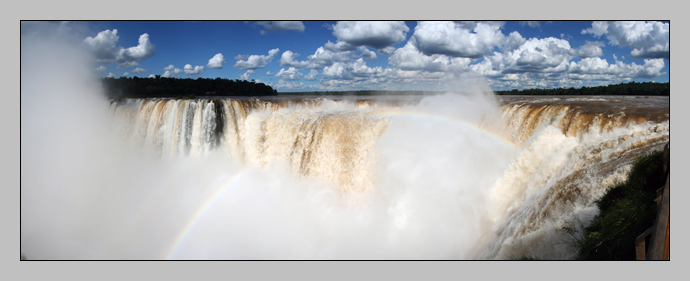 The Devil's Throat, Panorama, Iguazú, Argentina