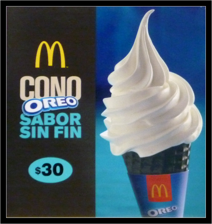 Oreo cone