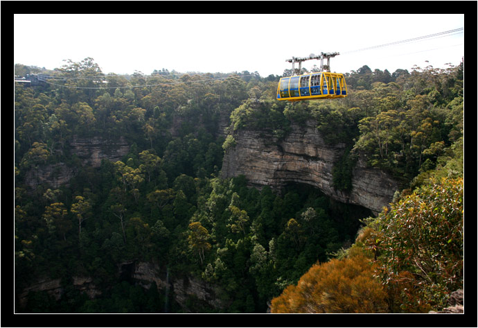 Skycar over Katoomba Falls