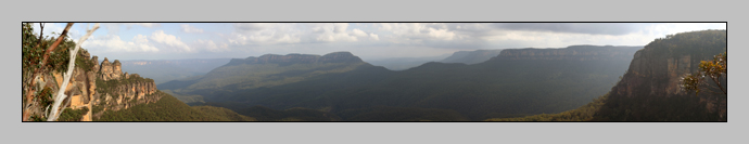 Three Sisters to Jamison Valley Panorama